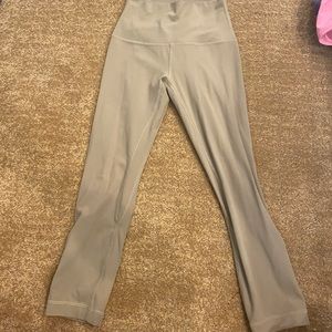 Mustard yellow cropped align leggings